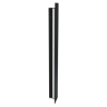 10W melns dimmējams lineārs LED gaismeklis TAMNA