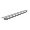 22W pelēks lineārs LED gaismeklis ar pir sensoru TAMNA_SENS