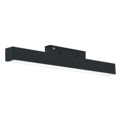 12W melns lineārs LED...