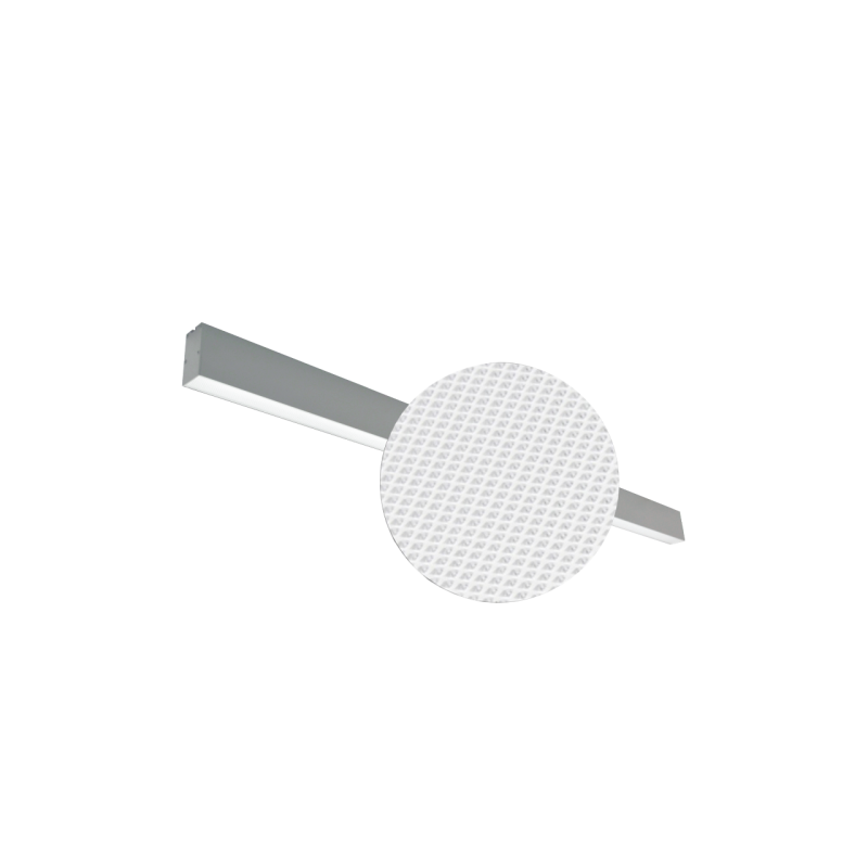 40W pelēks lineārs LED gaismeklis LOTA80_UGR19