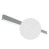 54W pelēks lineārs LED gaismeklis LOTA80_UGR19