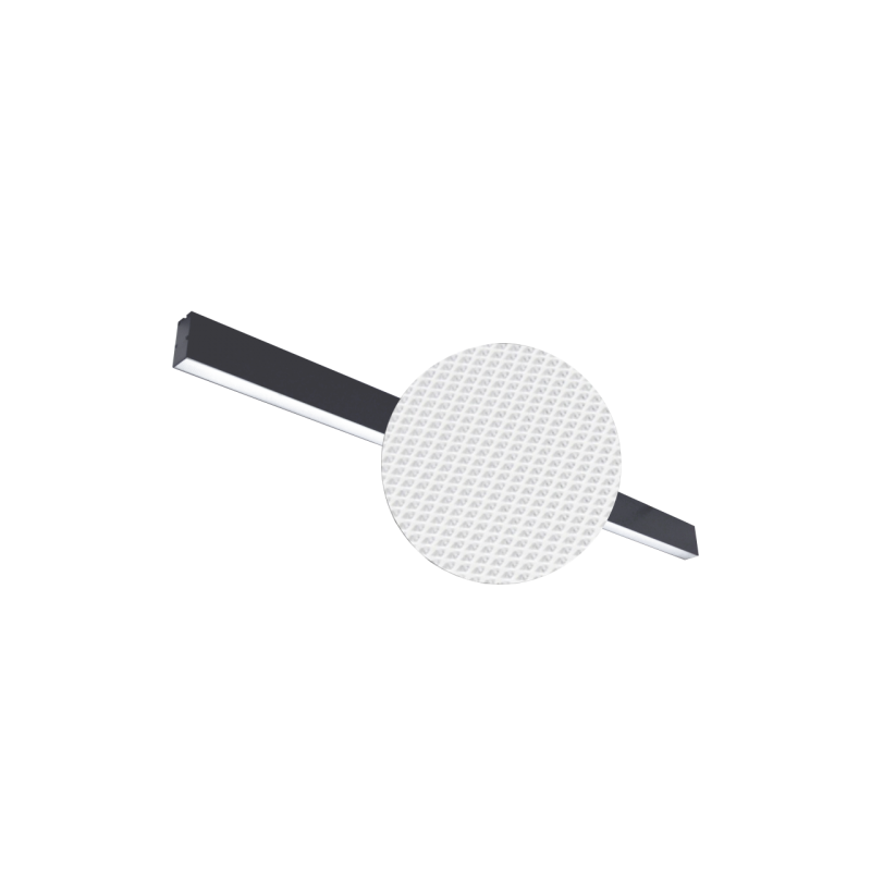 20W melns lineārs LED gaismeklis LOTA100_UGR19