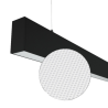 40W melns lineārs LED gaismeklis LOTA100_UGR19_0-10V