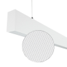 40W balts lineārs LED gaismeklis LOTA100_UGR19_DALI