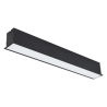 20W melns lineārs LED gaismeklis, iebūvējams griestos ESNA100